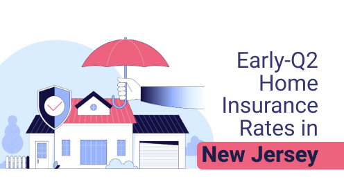 Avg Home Insurance Cost in New Jersey in Early-Q2