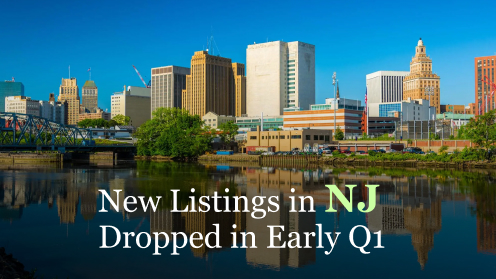 New Listings of Homes for Sale in NJ Dropped Again in Early Q1