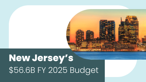 New Jersey’s $56.6B FY 2025 Budget